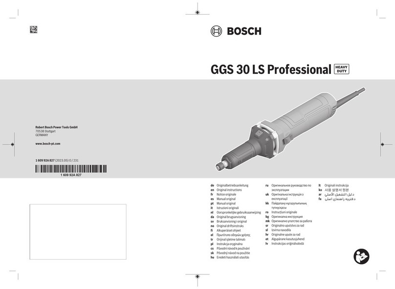 Bosch Professional GGS 30 LS User manual