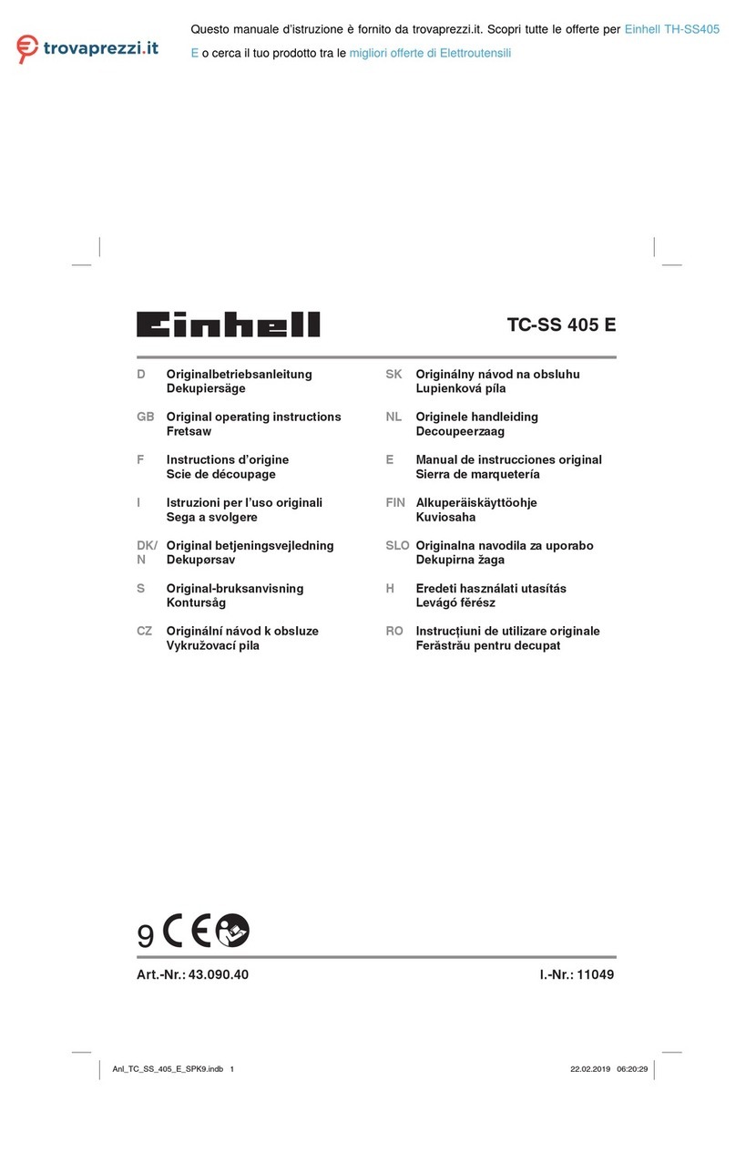 EINHELL 43.090.40 User manual