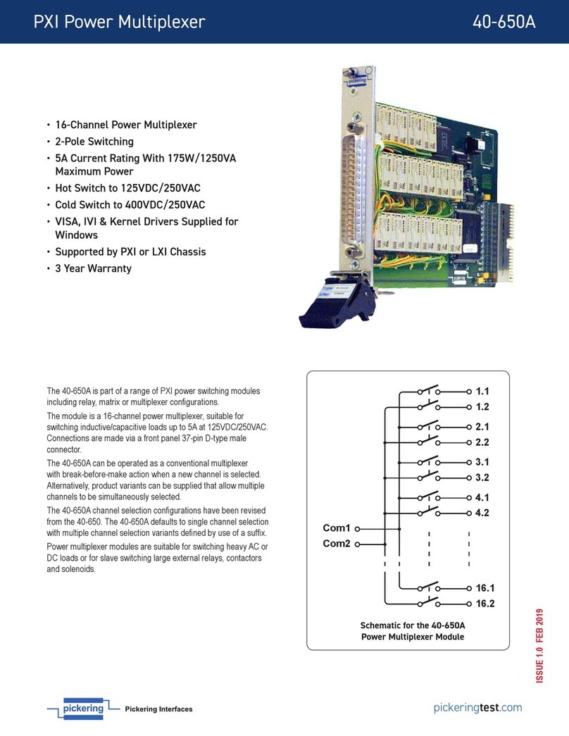 Pickering 40-650A manual