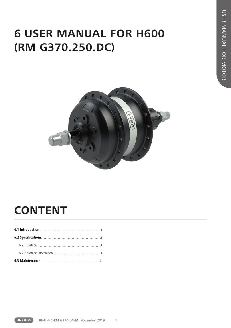 BAFANG RM G370.250.DC User manual BAFANG RM G370.250.DC User manual
