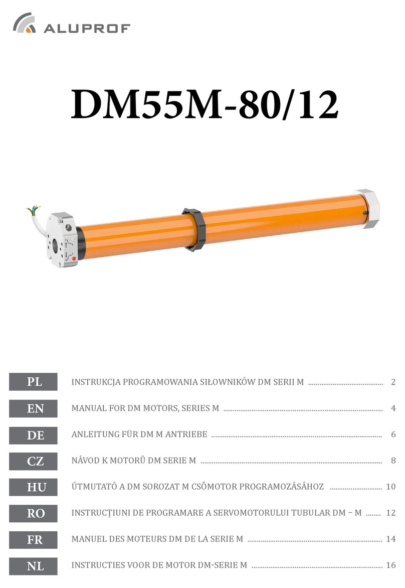 Aluprof M Series User manual