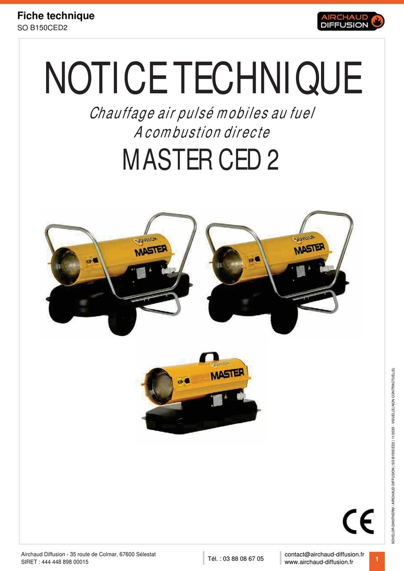 Airchaud Diffusion MASTER CED 2 manual
