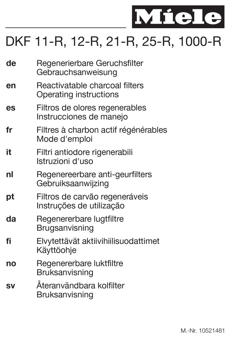 Miele DKF 11-R operating instructions
