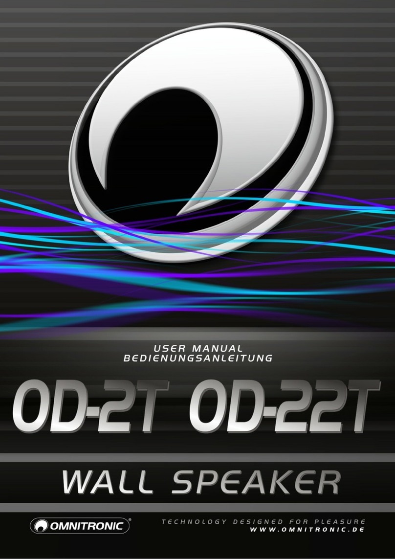 Omnitronic OD 22T user manual