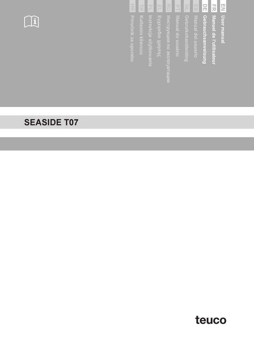 Teuco SEASIDE T07 user manual