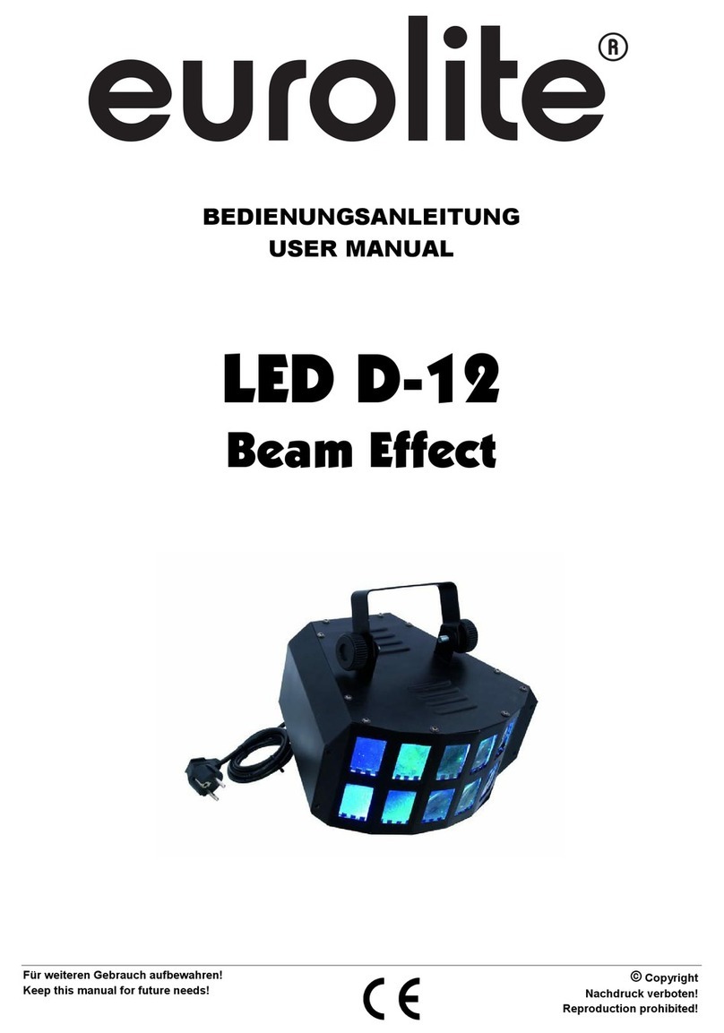 EuroLite LED D-12 Beam Effect user manual