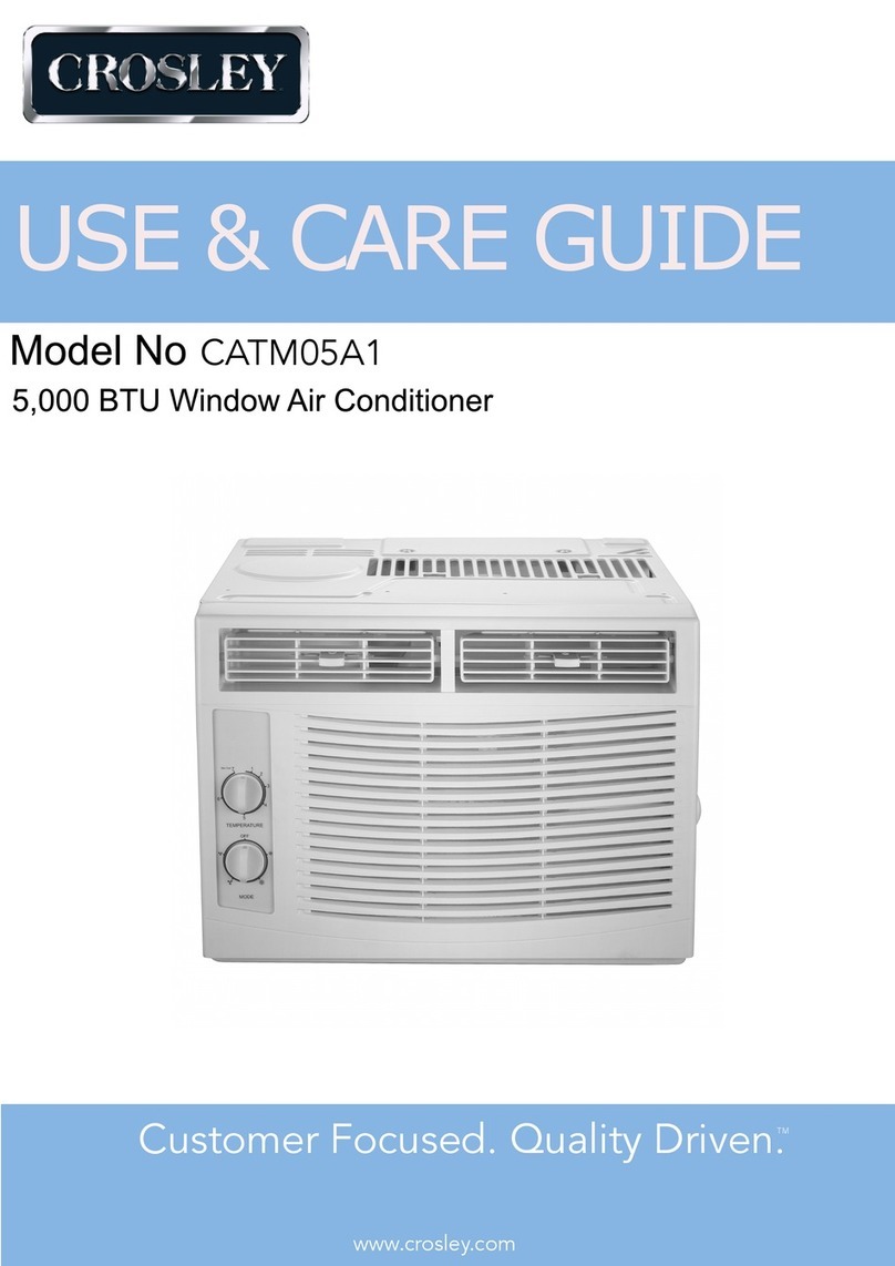 Crosley CATM05A1 User manual