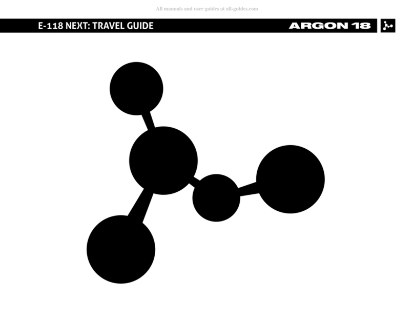 ARGON18 E-118 NEXT User manual ARGON18 E-118 NEXT User manual