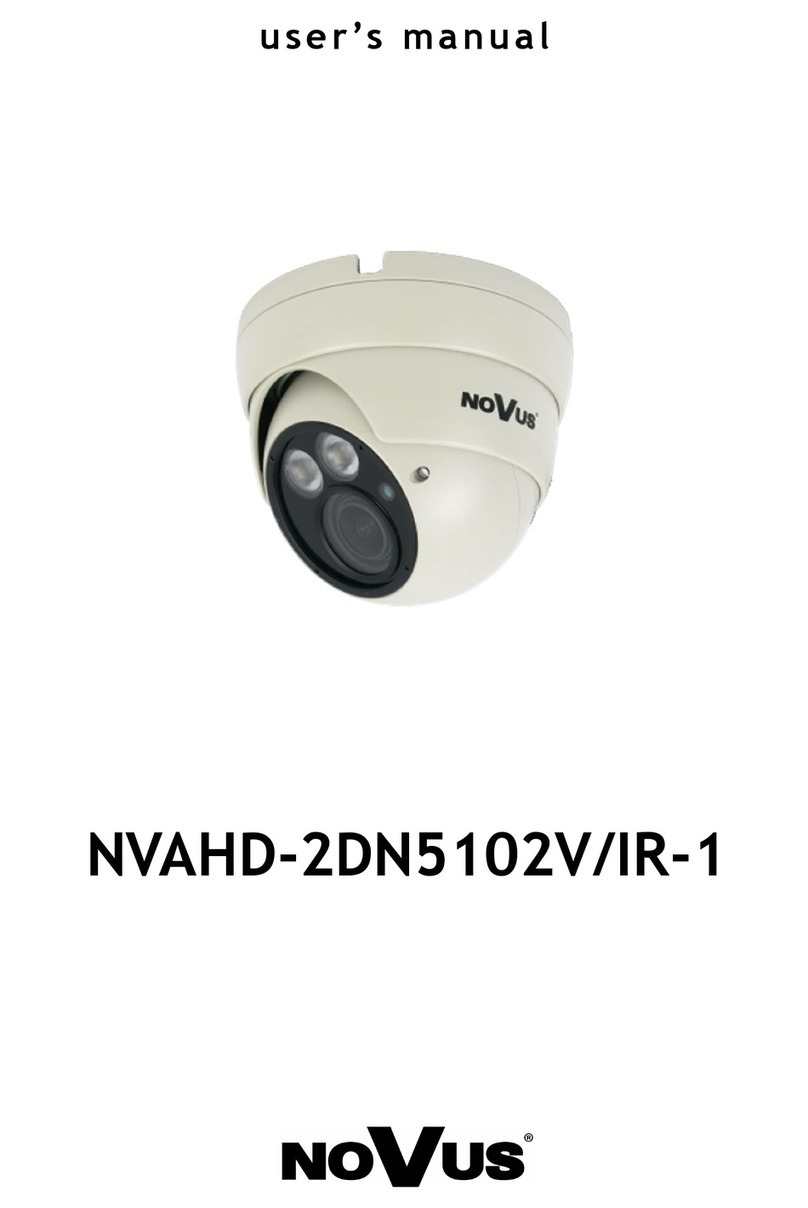 Novus NVAHD-2DN5102V/IR-1 User manual Novus NVAHD-2DN5102V/IR-1 User manual