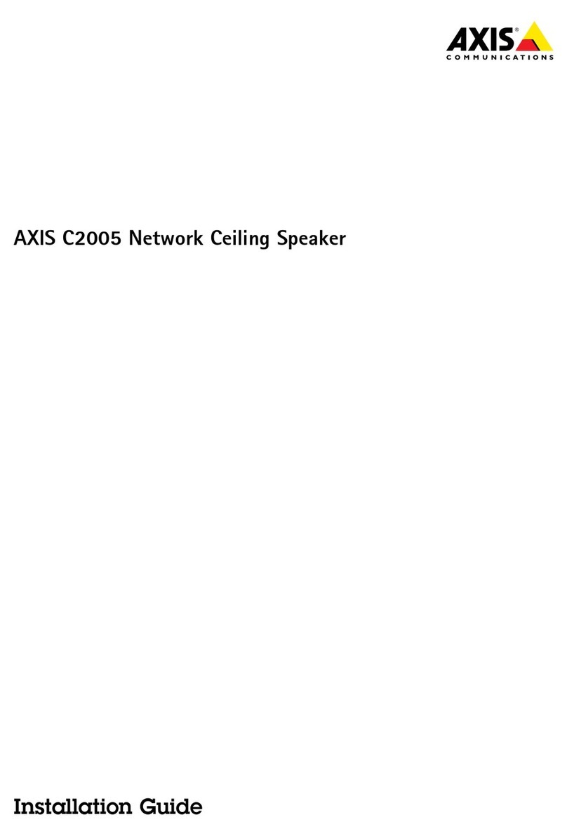 Axis C2005 installation guide