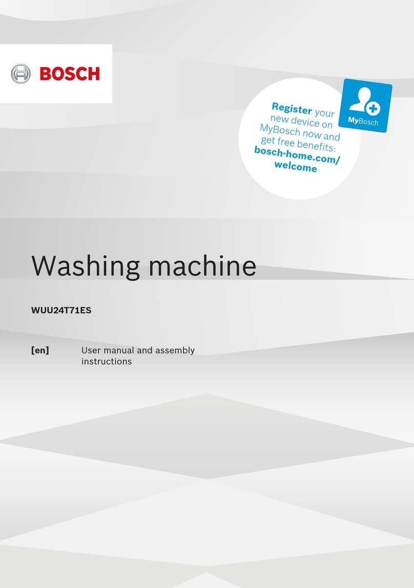 Bosch WUU24T71ES User manual and assembly instructions
