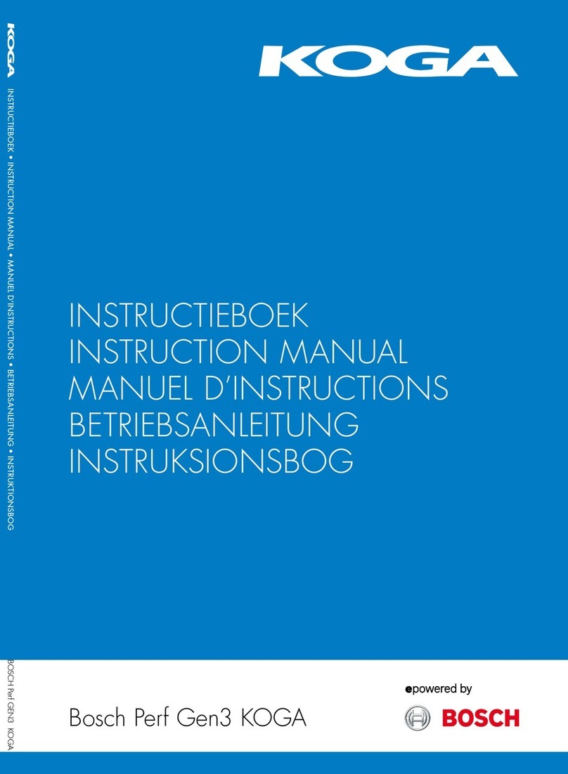Bosch Perf Gen3 KOGA Kiox BUI330 User manual