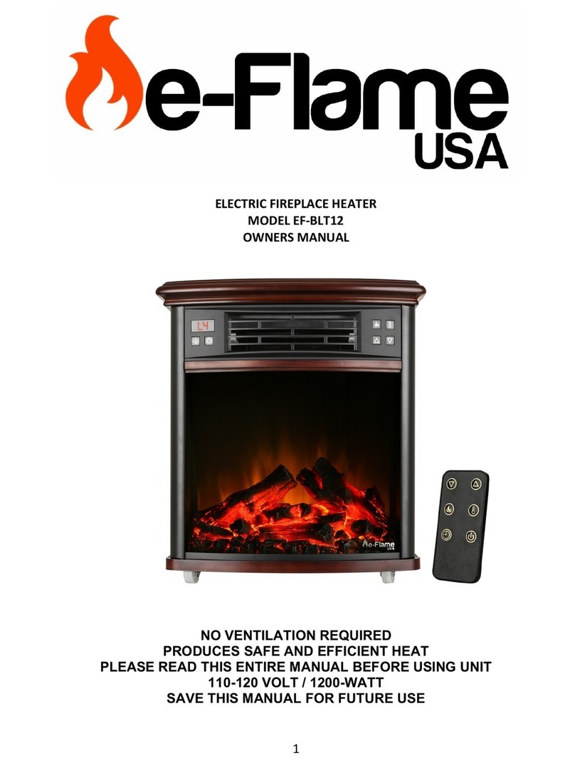 e-Flame USA EF-BLT12 owner's manual e-Flame USA EF-BLT12 owner's manual