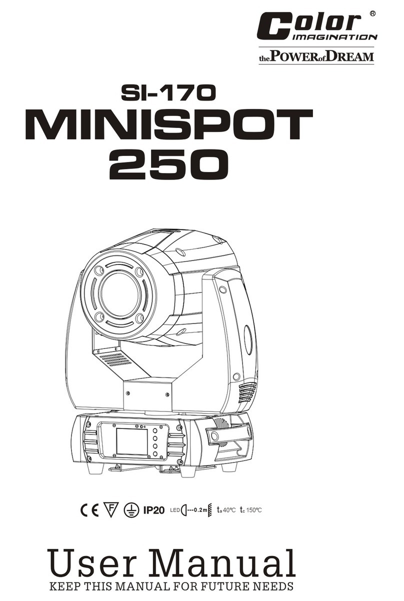 Color imagination MINISPOT 250 user manual