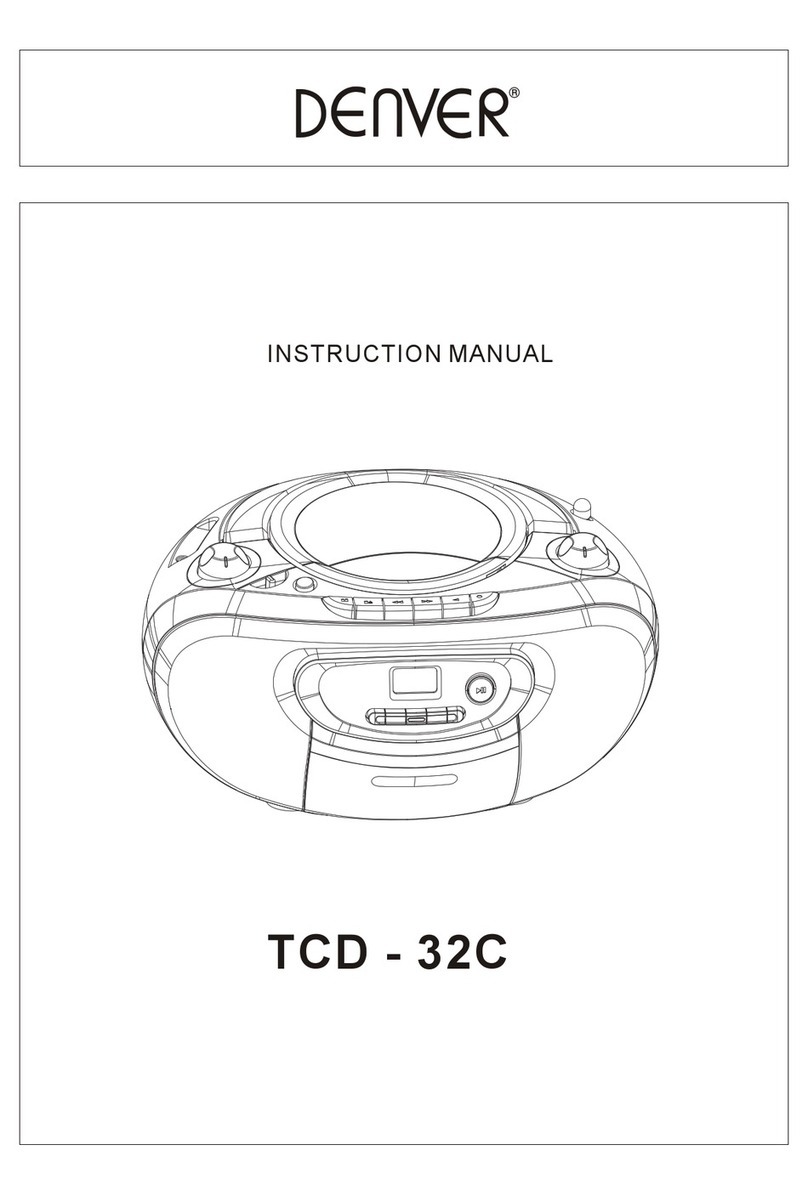 Denver TCD-32C instruction manual