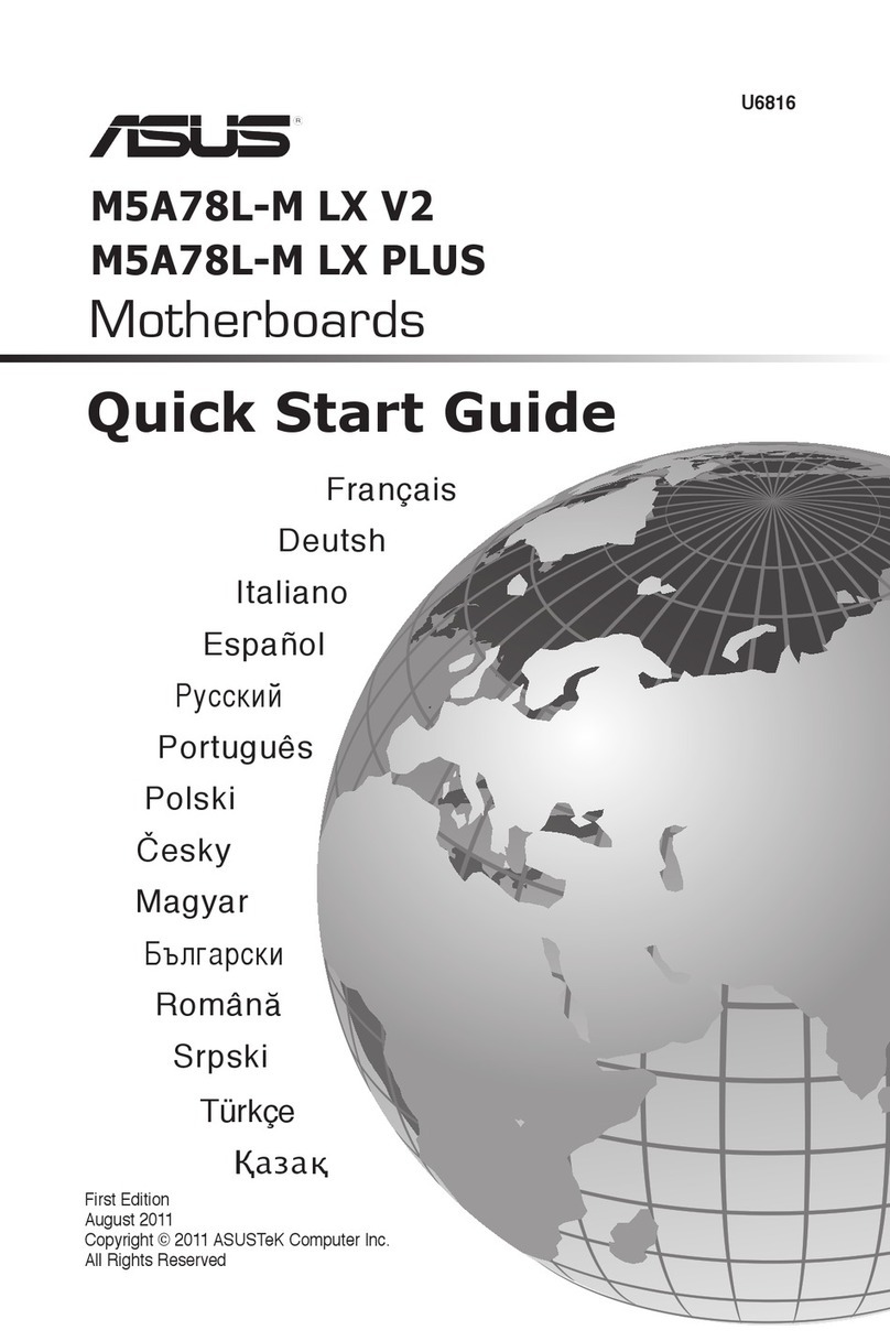 Asus M5A78L-M LX V2 quick start guide
