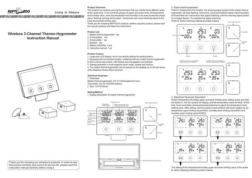 ReptiZoo SH133 instruction manual