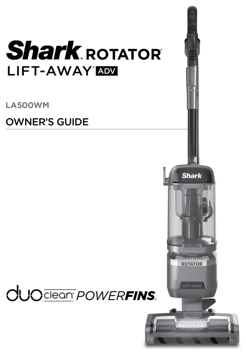 Shark DUOCLEAN POWERFINS ROTATOR LIFT-AWAY ADV... User manual