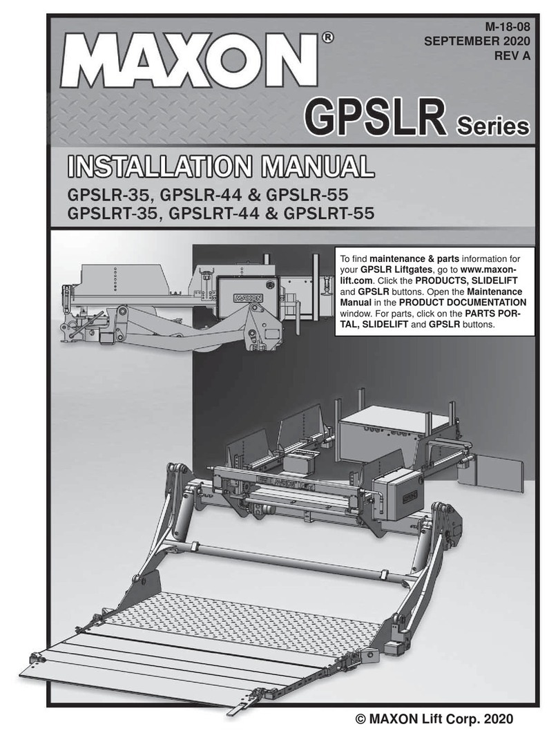 Maxon GPSLR Series User manual Maxon GPSLR Series User manual
