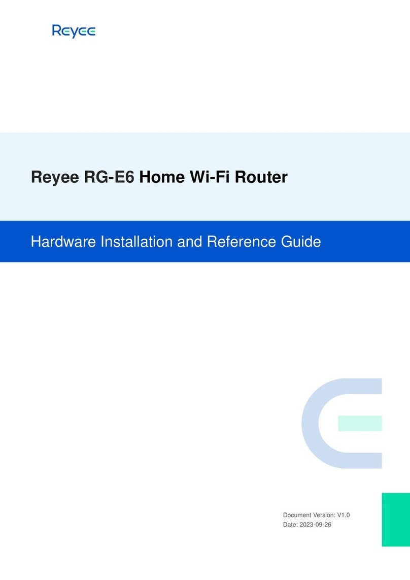 Reyee RG-E6 Installation and operating manual