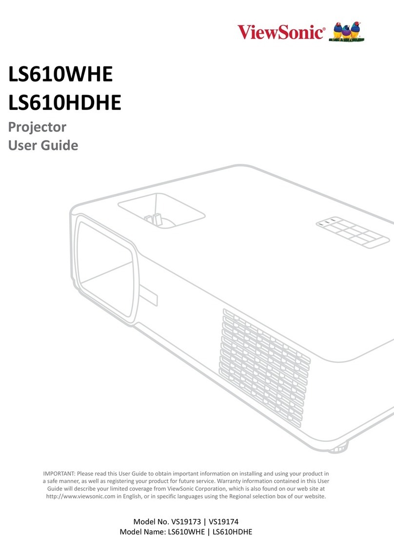 ViewSonic LS610WHE user guide