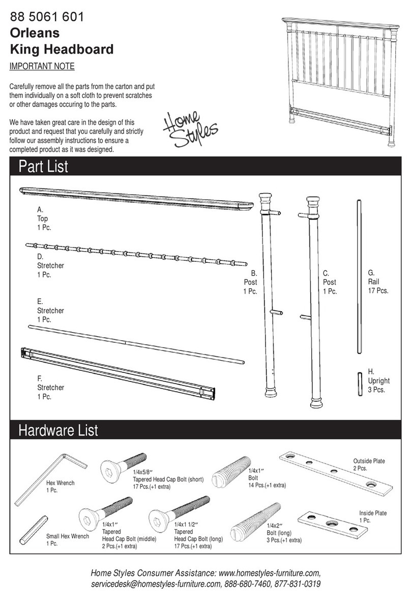 Home Styles Orleans 88 5061 601 quick start guide