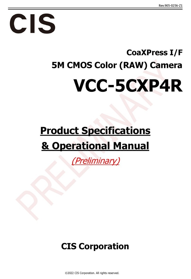 CIS VCC-5CXP4R Quick start guide