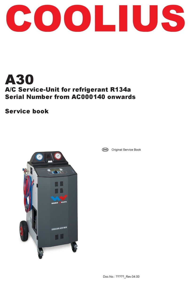WABCO WÜRTH COOLIUS A30 Service book