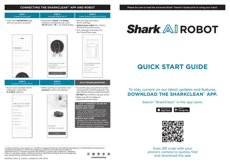 Shark AI ROBOT RV2001BRN Series User manual