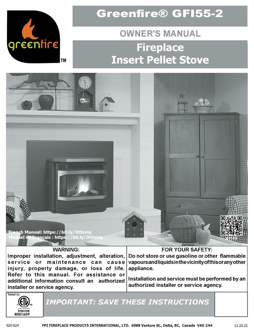 FPI Greenfire GFI55-2 owner's manual