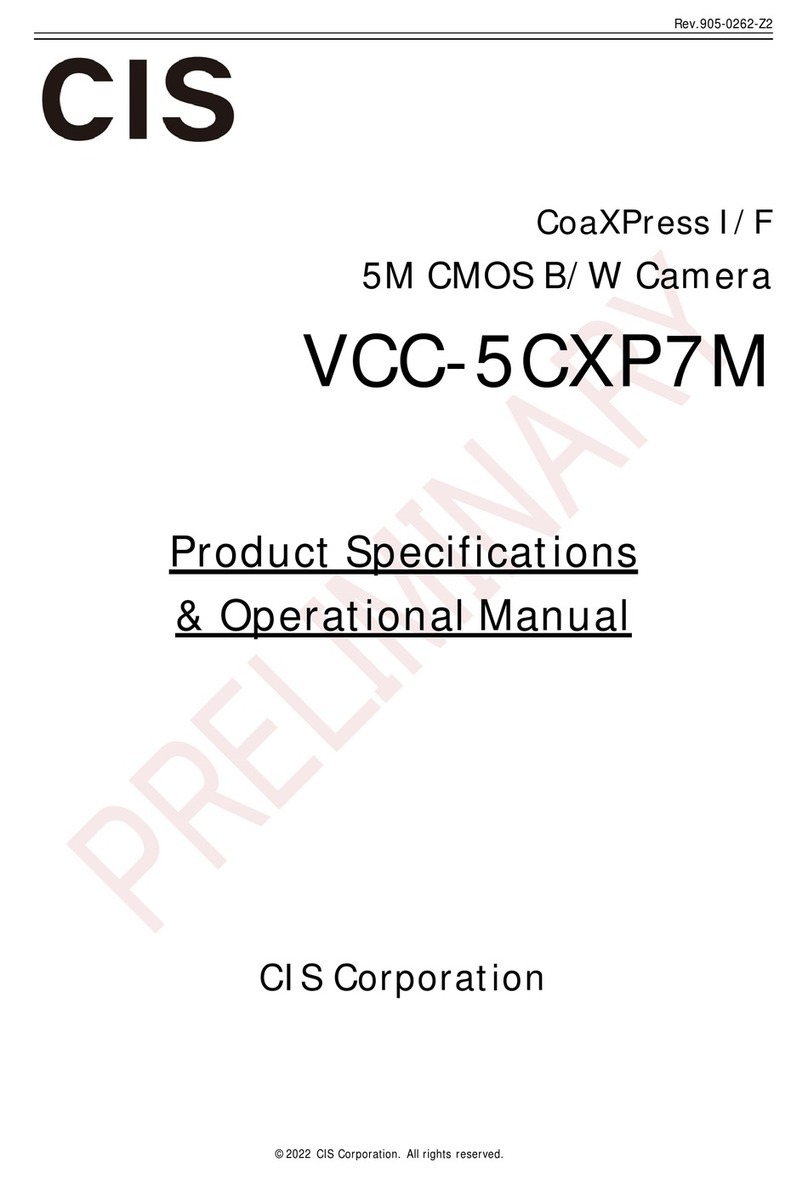 CIS VCC-5CXP7M Quick start guide