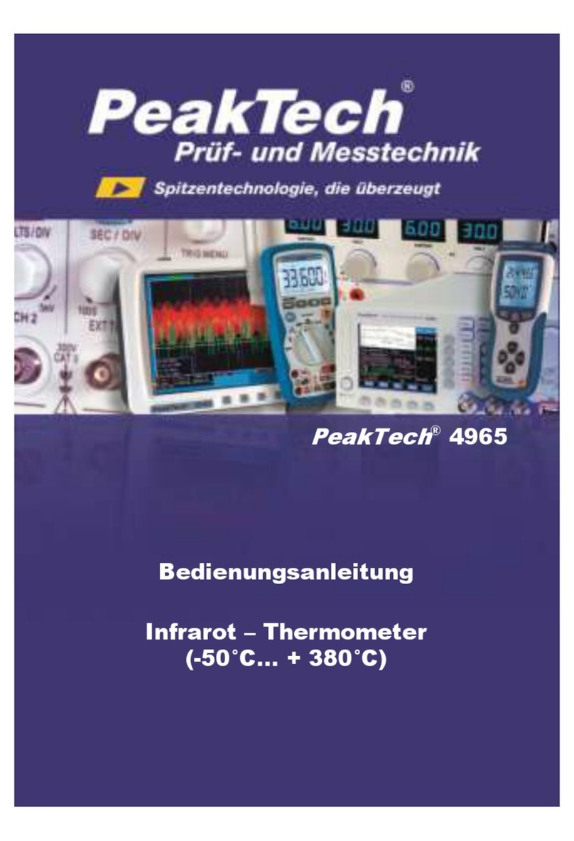 PeakTech P4965 User manual PeakTech P4965 User manual