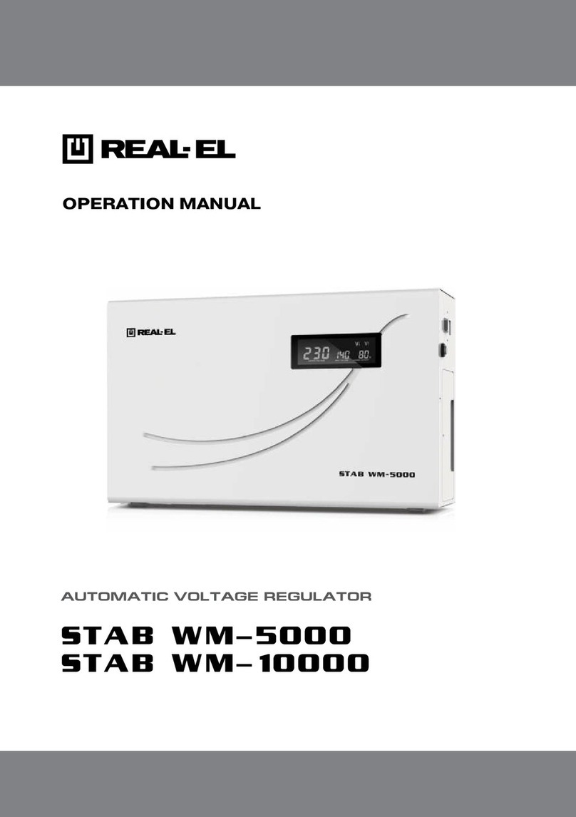 Real-El STAB WM-5000 User manual