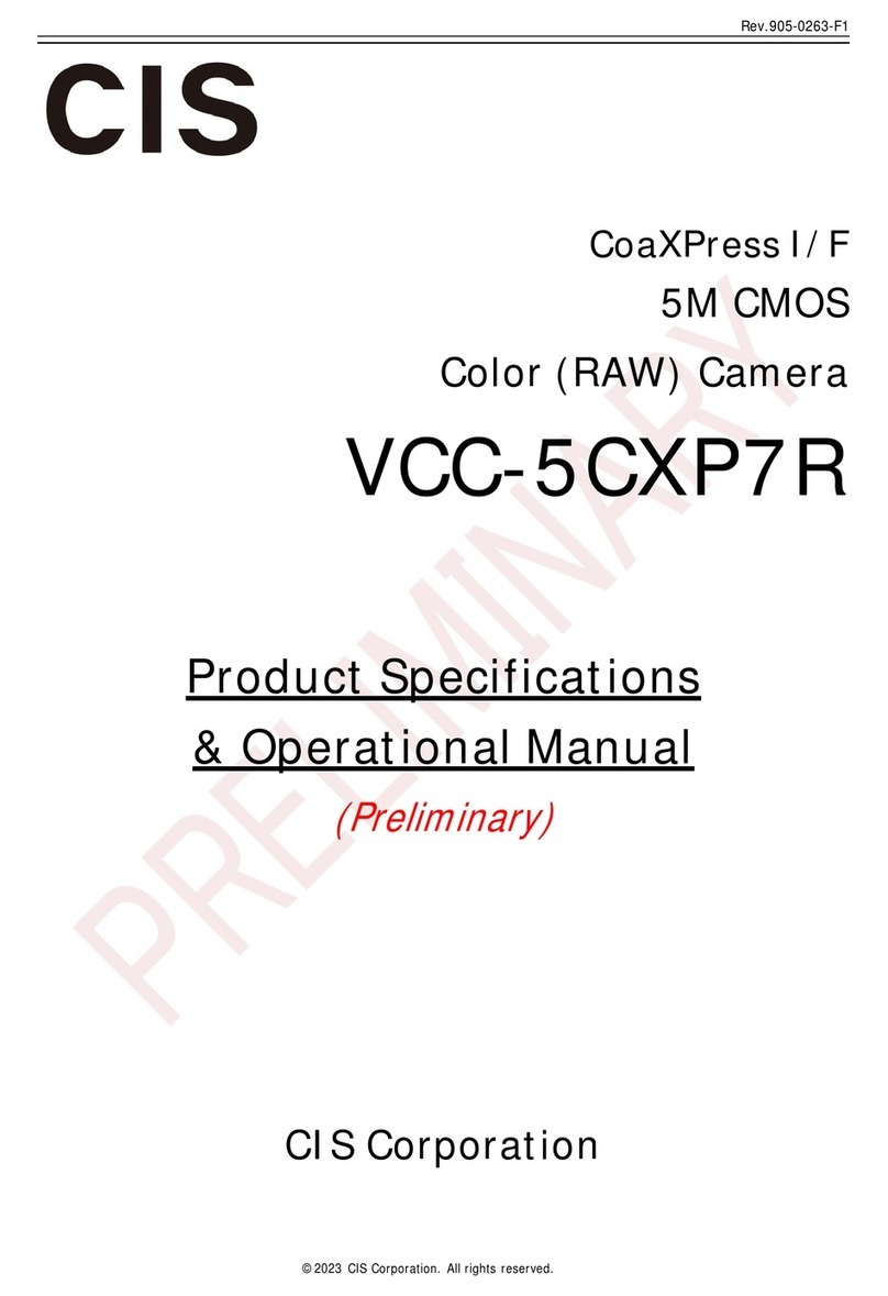 CIS VCC-5CXP7R Quick start guide