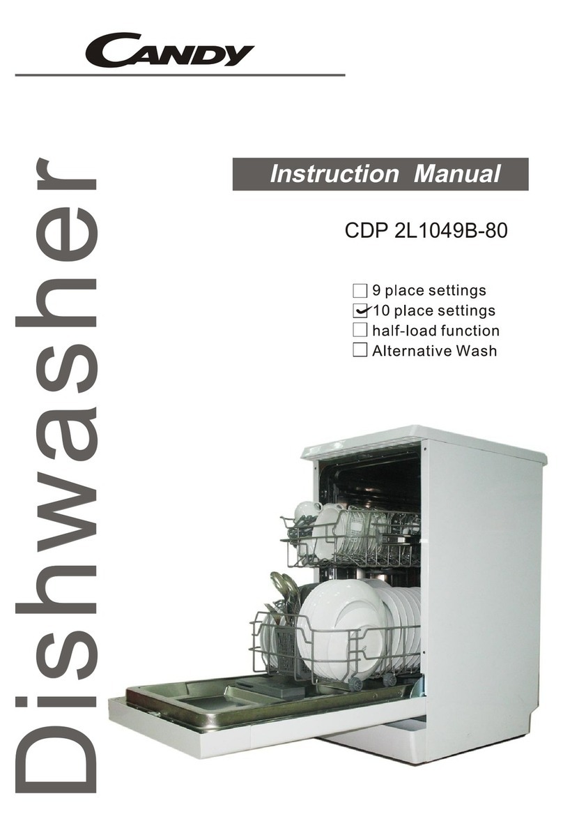 Candy CDP 2L1049B-80 instruction manual