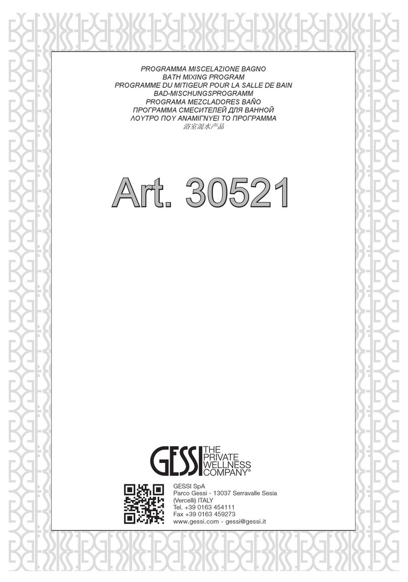 Gessi 30521 Bath Mixing Program