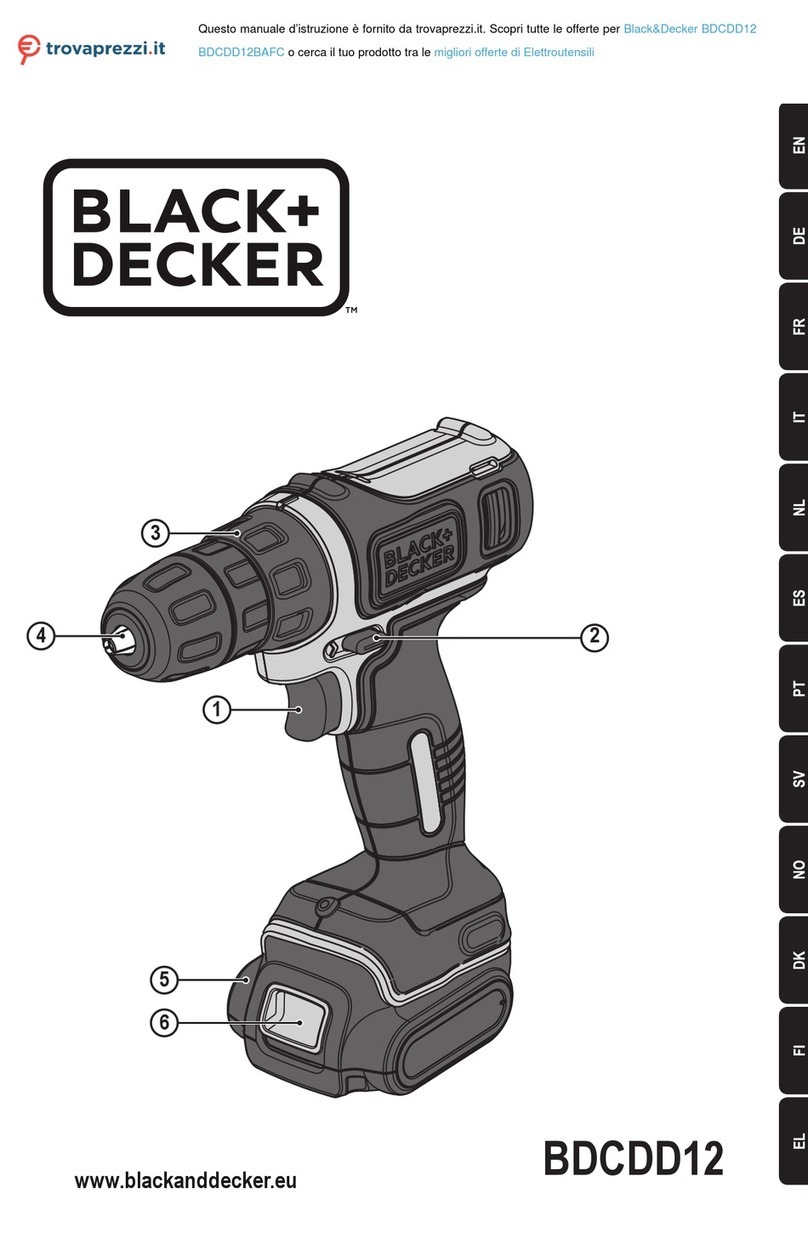 Black & Decker BDCDD12BAFC User manual