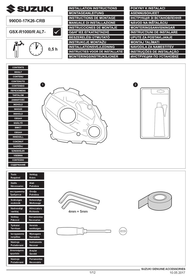 Suzuki 990D0-17K26-CRB installation instructions