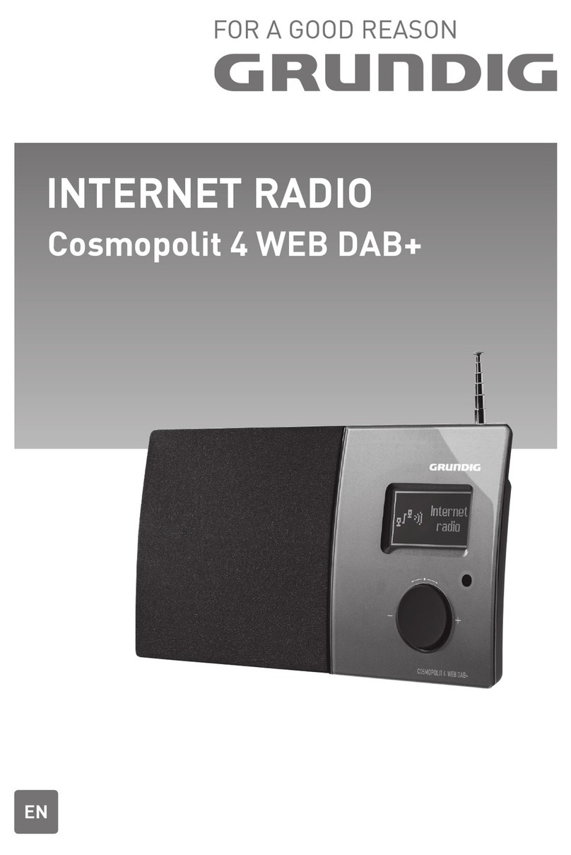 Grundig Cosmopolit 4 WEB DAB+ User manual