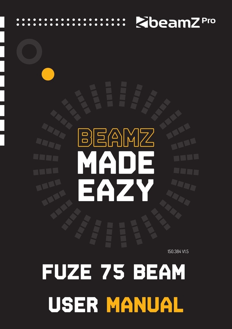 Beamz Fuze 75 Beam user manual
