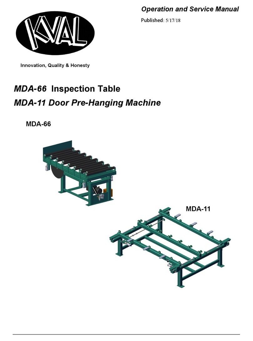 Kval MDA-66 Operation manual