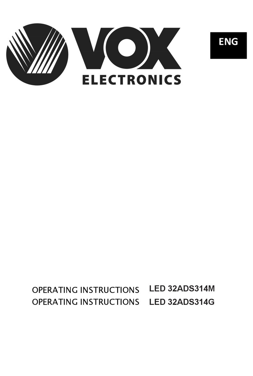 VOX electronics LED 32ADS314M User manual VOX electronics LED 32ADS314M User manual
