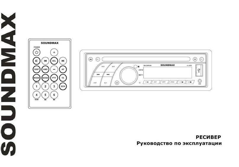SoundMax SM-CDM1058 instruction manual