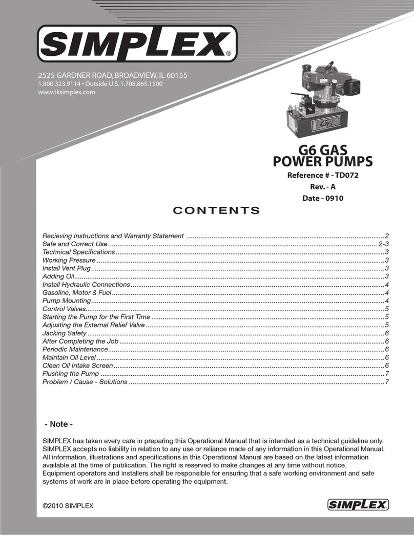 Simplex G6 Series Service manual Simplex G6 Series Service manual