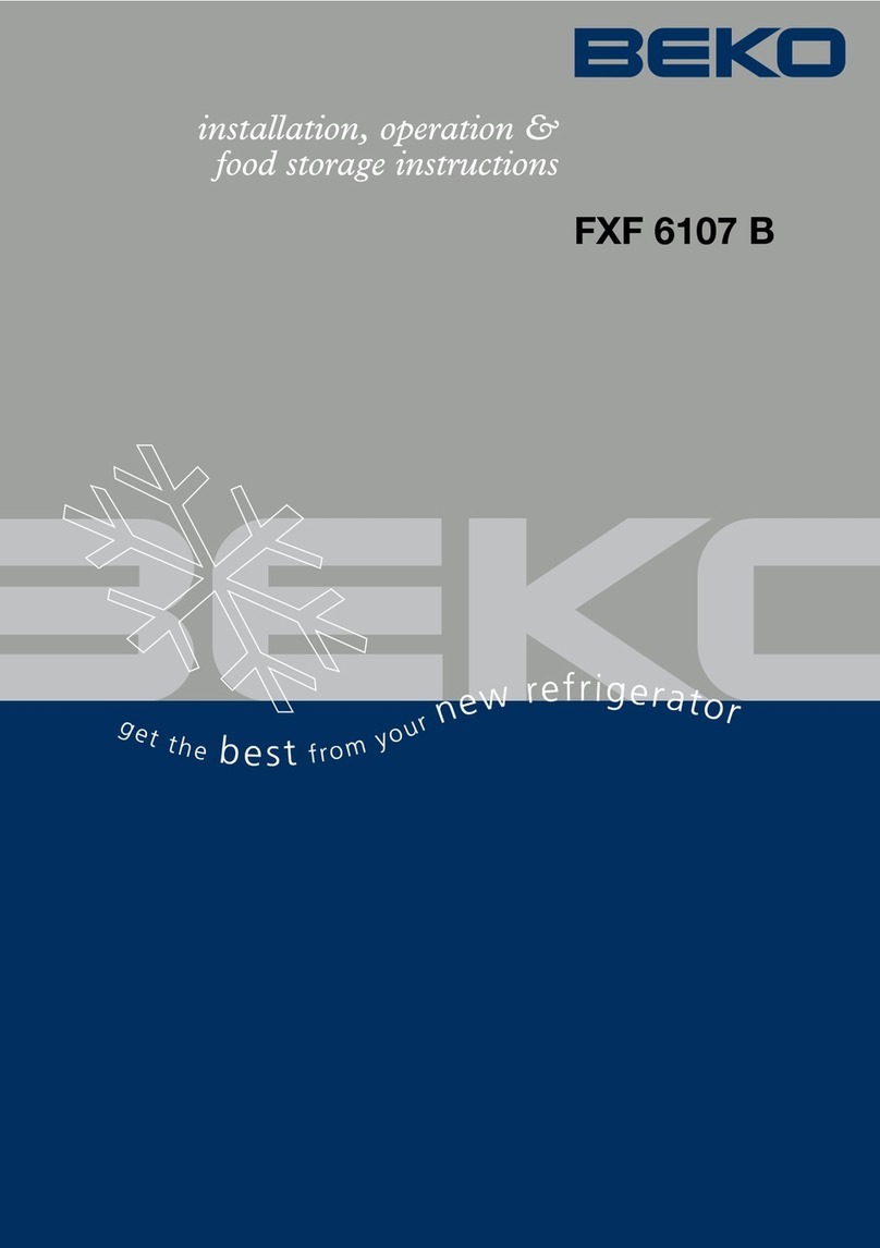 Beko FXF 6107 B User manual Beko FXF 6107 B User manual