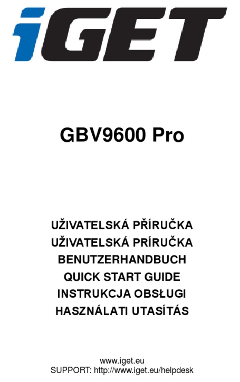 Iget GBV9600 Pro quick start guide