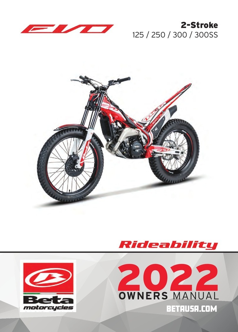 Beta evo 125SS 2022 User manual Beta evo 125SS 2022 User manual