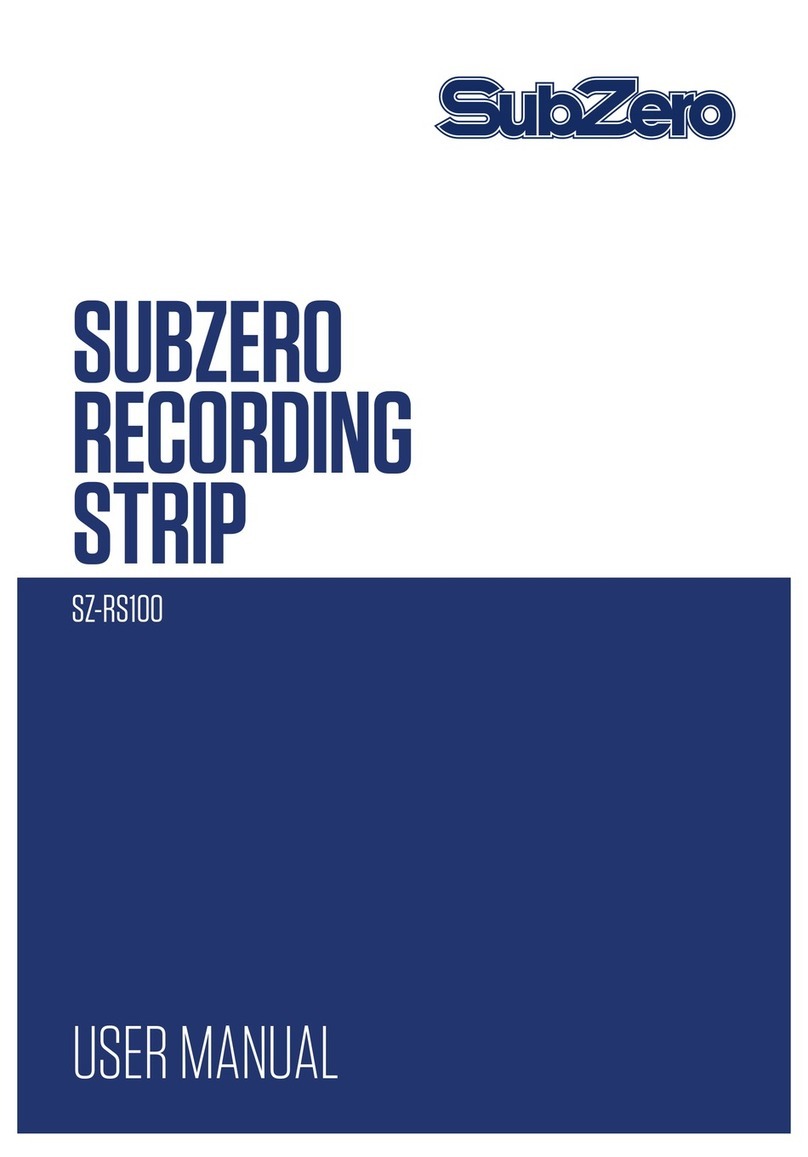 Subzero SZ-RS100 user manual