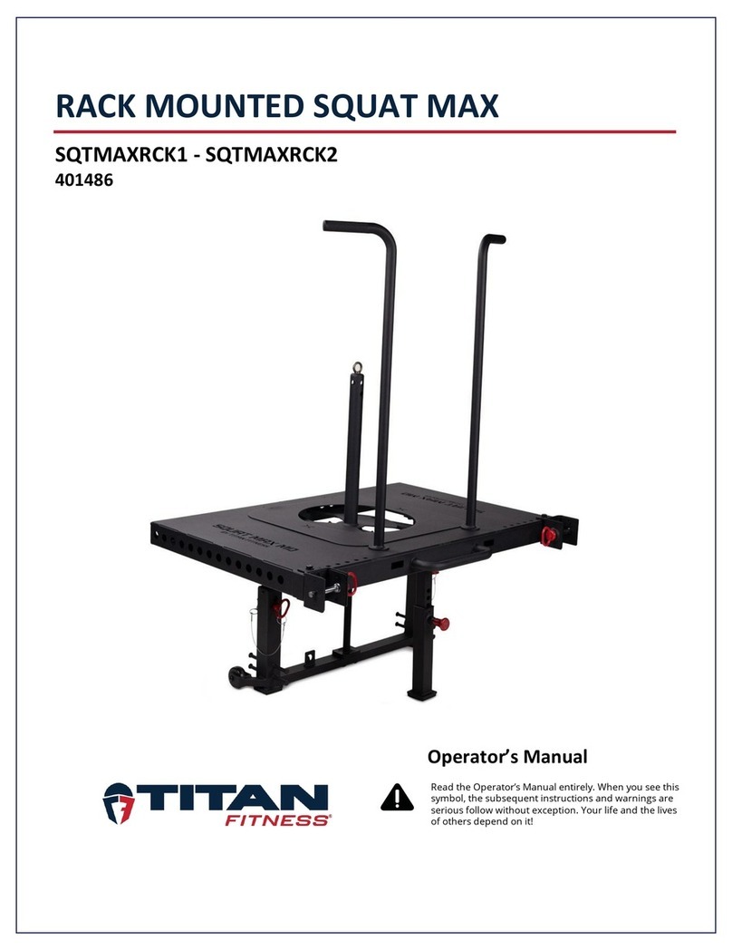 Titan Fitness SQTMAXRCK1 Operator's manual