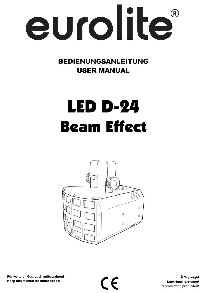 EuroLite LED D-24 Beam Effect user manual